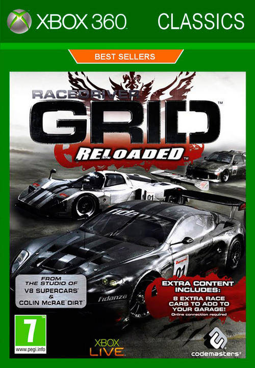 RACEDRIVER - GRID: RELOADED XBOX 360 GAME
