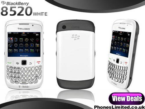 white Blackberry 8520