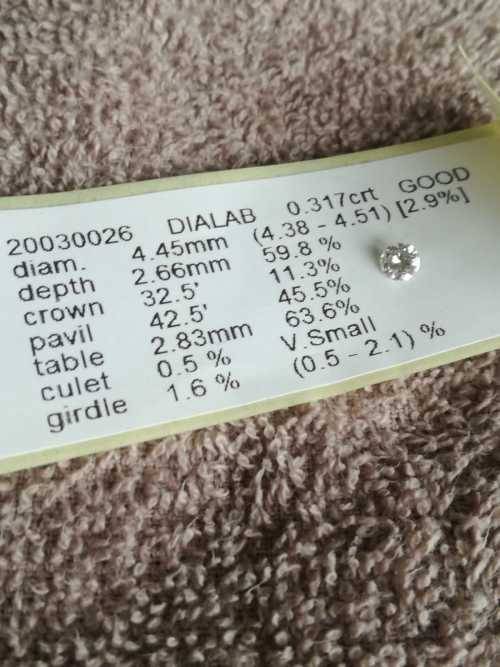 100% Natural Diamond up for auction.