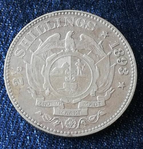 1893 Two 1/2 Shilling!!Ultra rare in any condition!!Crazy Wednesday auction!!