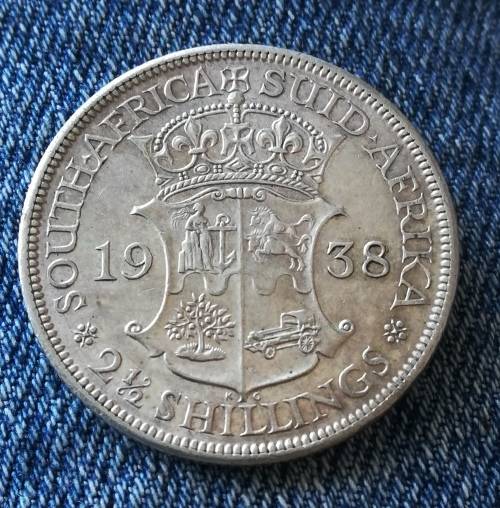 1938 2 1/2 Shilling!!Ultra rare condition!!Weekend Auction!!