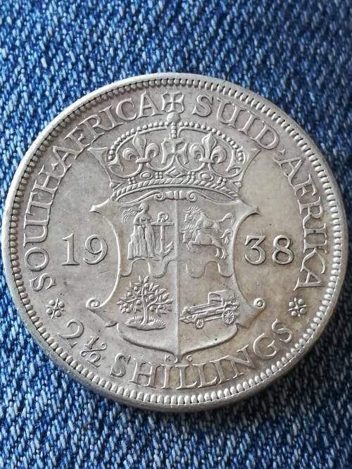 1938 2 1/2 Shilling!!Ultra rare condition!!Weekend Auction!!