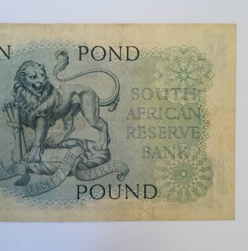 1 Pound Note!! Ultra rare!!B104 Very low!! De Kock!!Weekend Special from R1