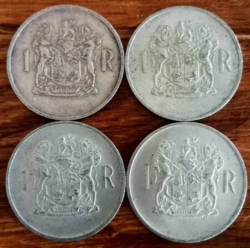 4x*Diffrent*R1-1969!!R1-Start!! Exellent Silver Collectors item!!
