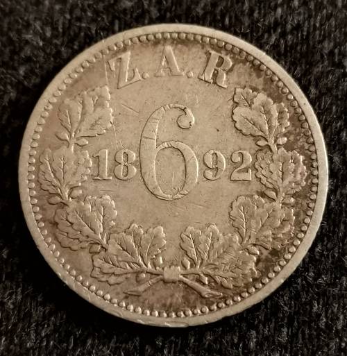 1892!! Sixpence!!R1-Start!! Exellent-Collectors item!!