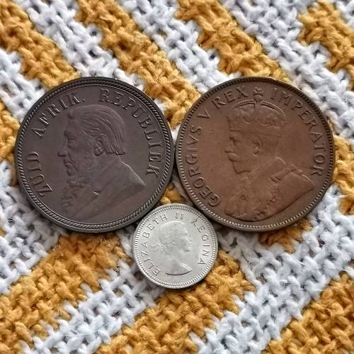 Zar Penny!! + 2xUnion!! R1-Start!! Crazy Auction!! Exellent Collectors items!!