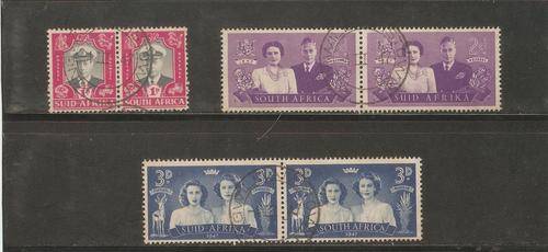 SOUTH AFRICA - Royal Visit 1947 --- Postally Used - Full Set.