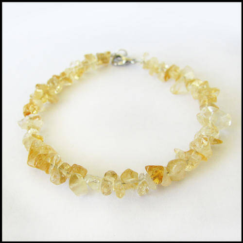 Citrine Chip Bracelet