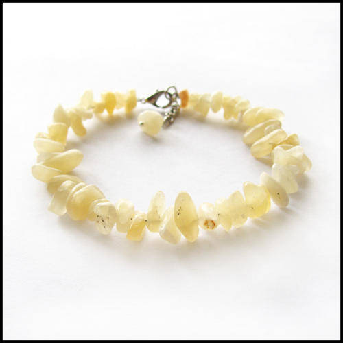 Yellow Calcite Chip Bracelet