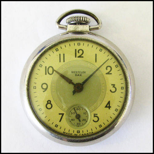 'Westclox Dax' Pocket Watch (made in Canada)
