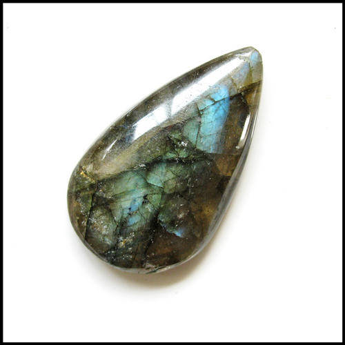 Polished Labradorite Tear-drop, 3cm