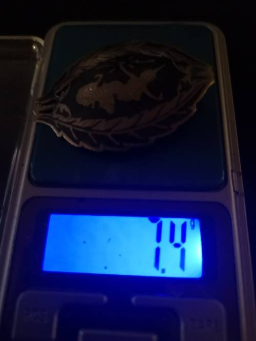 Siamese Sterling Silver and Niello Brooch