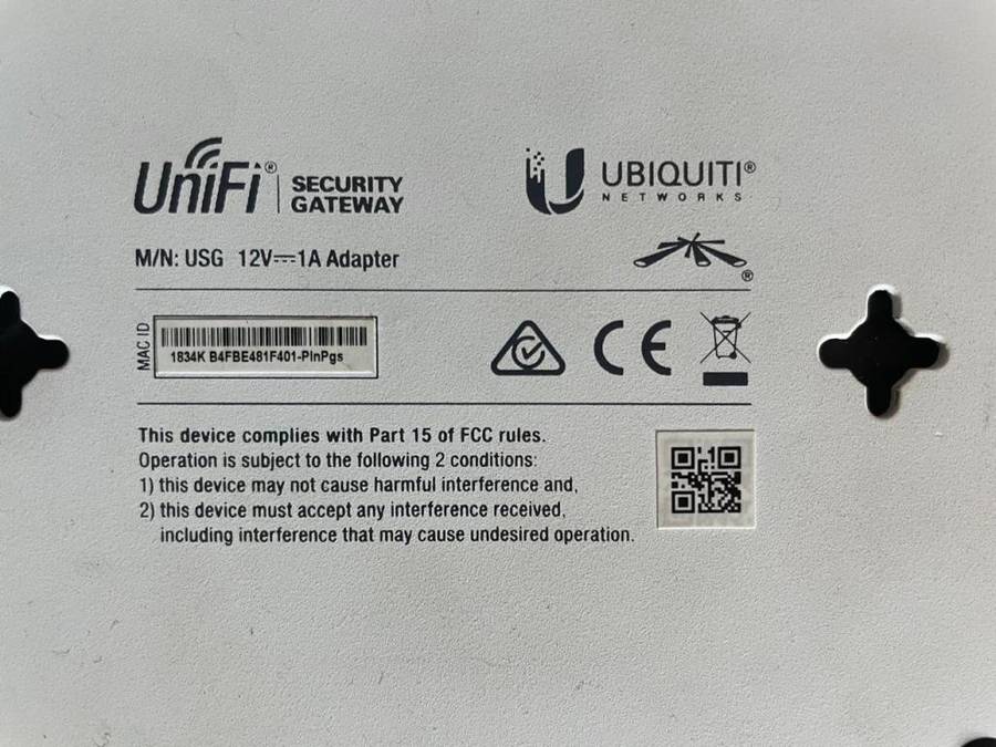 Ubiquiti USG UniFi Security Gateway Router firewall