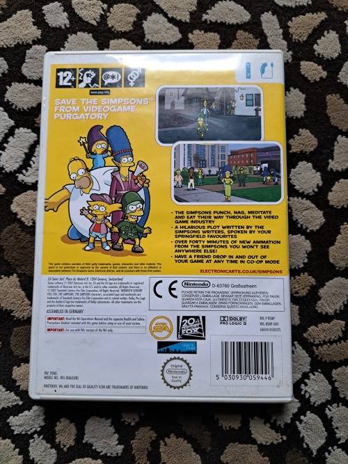 The Simpsons Game (Nintendo Wii)