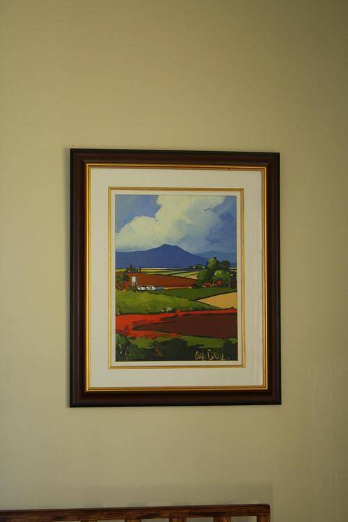Carla Bosch framed with glass