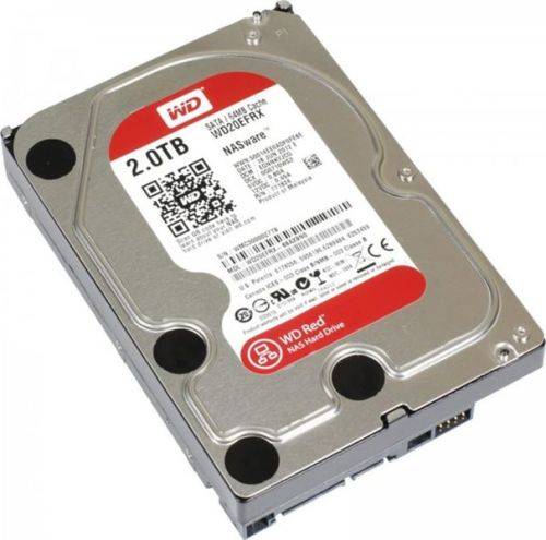 WD Red NAS Hard Drive WD20EFRX Hard drive 2 TB internal 3.5` SATA