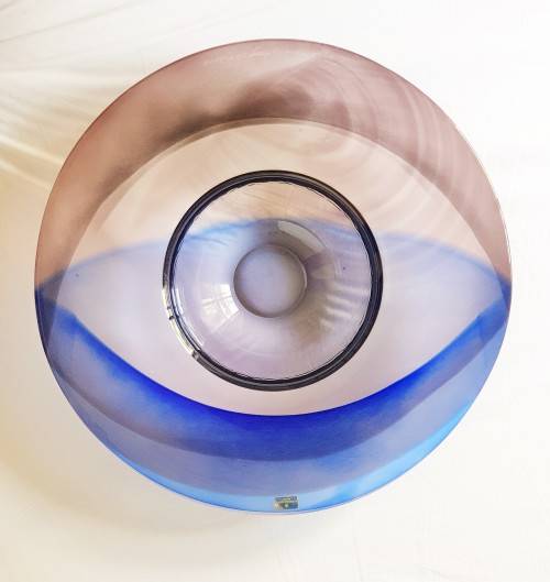 Beautiful Steninge Slott/ Steninge Castle Bowl by Lars Sestervik (Glass Art Bowl)