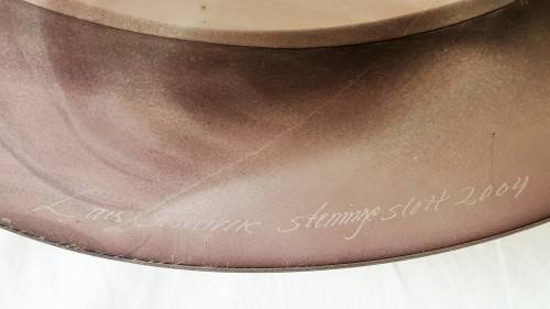 Beautiful Steninge Slott/ Steninge Castle Bowl by Lars Sestervik (Glass Art Bowl)