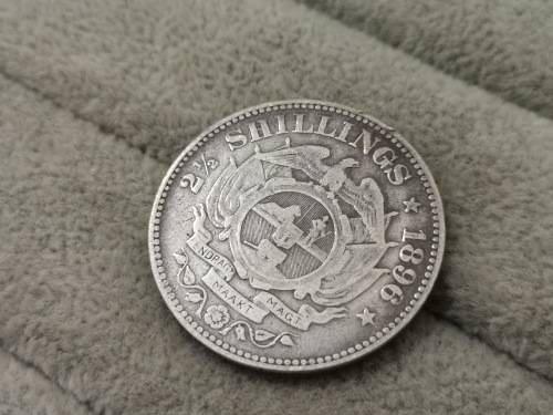 ZAR 1896 2 and 1/2 Shilling