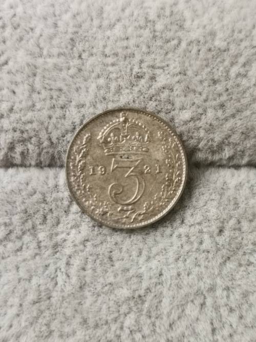 1921 British 3 Pence