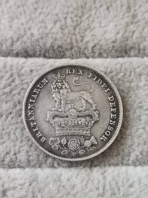 British 1826 Shilling