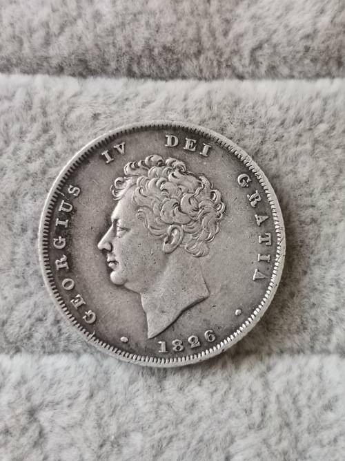 British 1826 Shilling