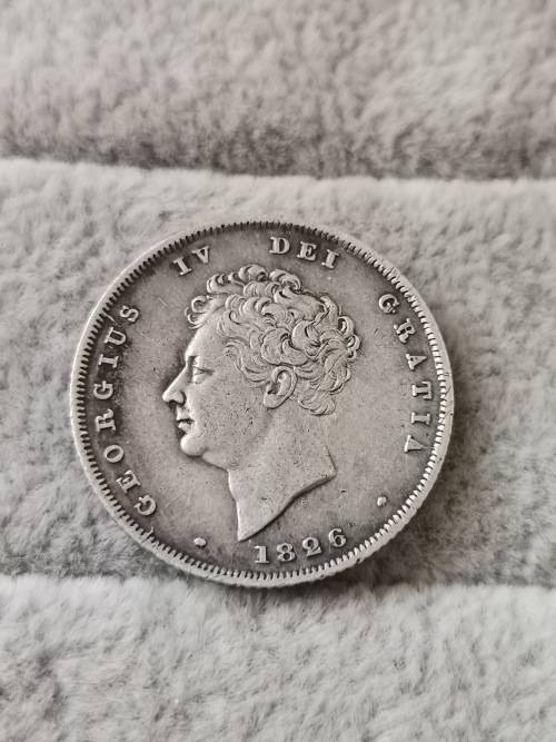 British 1826 Shilling