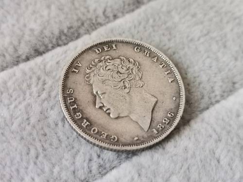 British 1826 Shilling