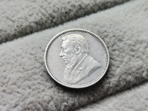 1897 ZAR Sixpence (XF/AU)