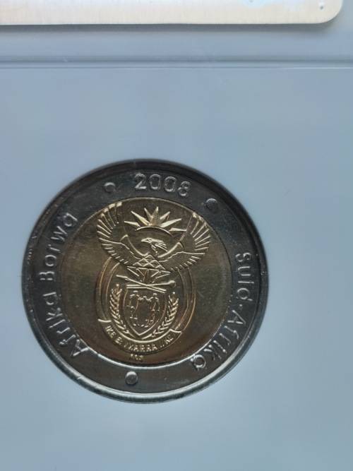 2008 5 Rand Mandela 90th Birthday