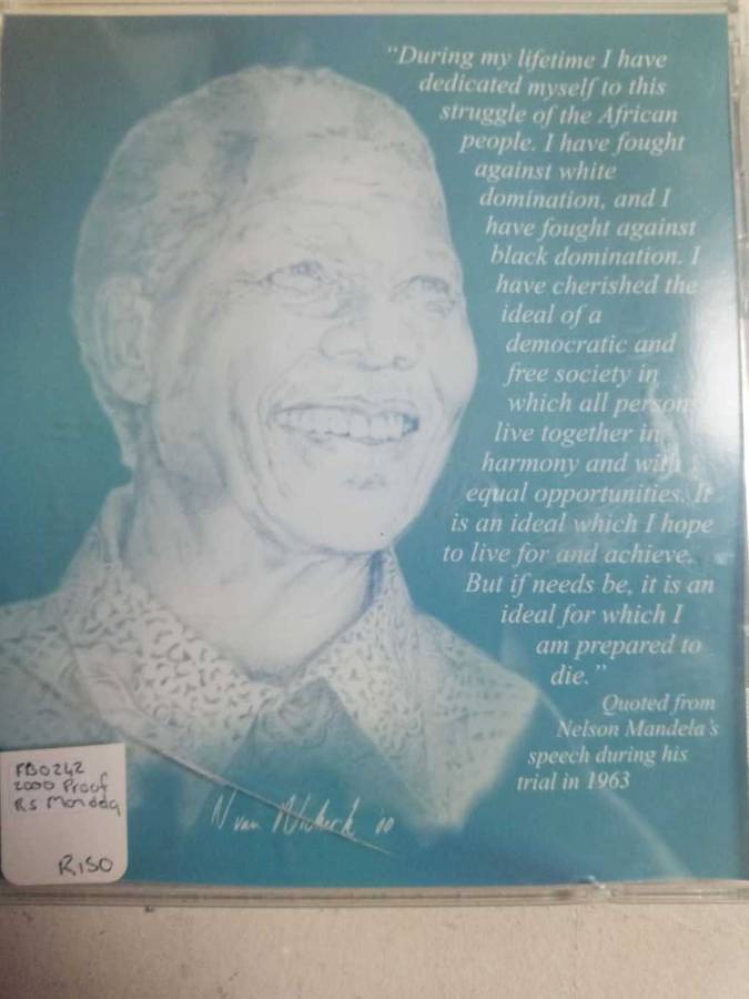 2000 Proof R5 Nelson Mandela Grand Parade