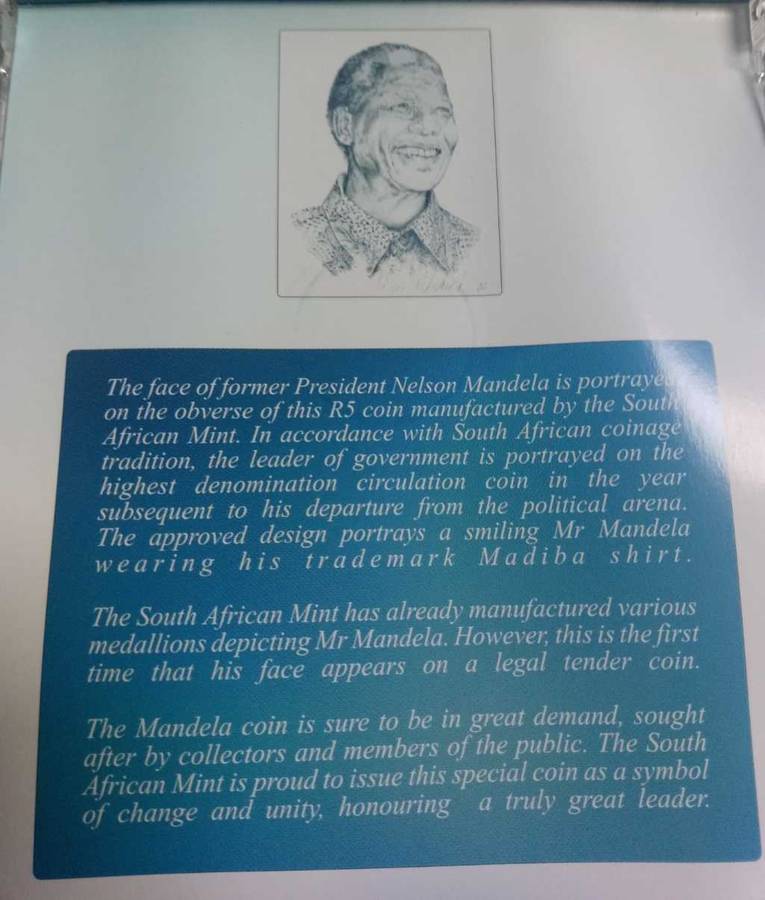 2000 Proof R5 Nelson Mandela Grand Parade