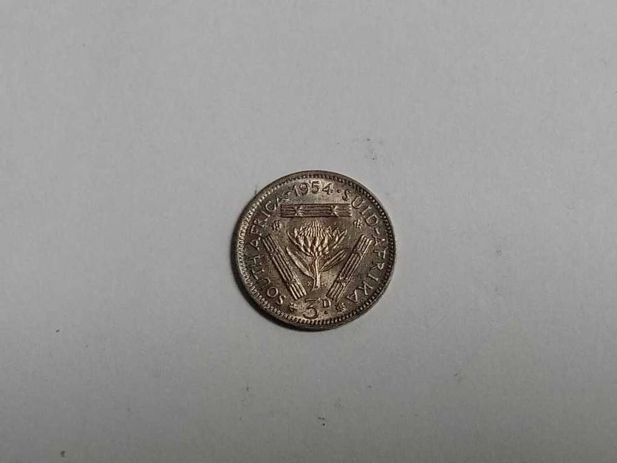 **R1 Auction**  Union 1954 Threepence