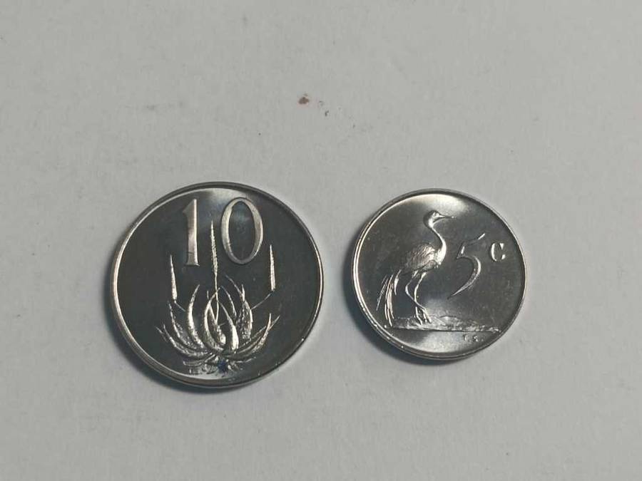 DISCOUNT!!! RSA 1965 Ten and Five Cent PROOF
