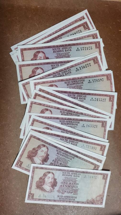 One Rand Notes TW de Jongh 1975