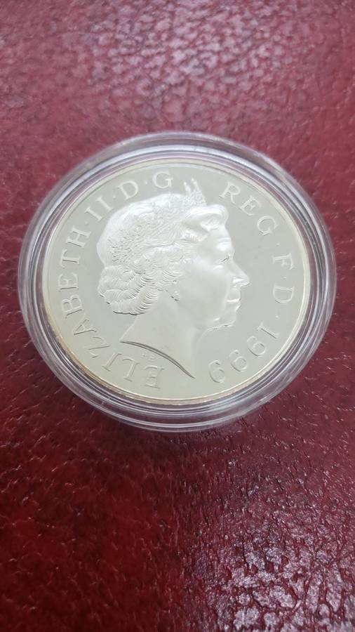 UK 2000 Millennium Silver Five Pounds