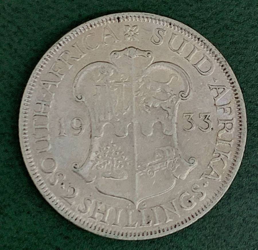 Union 2 Shillings 1933 - Excellent condition