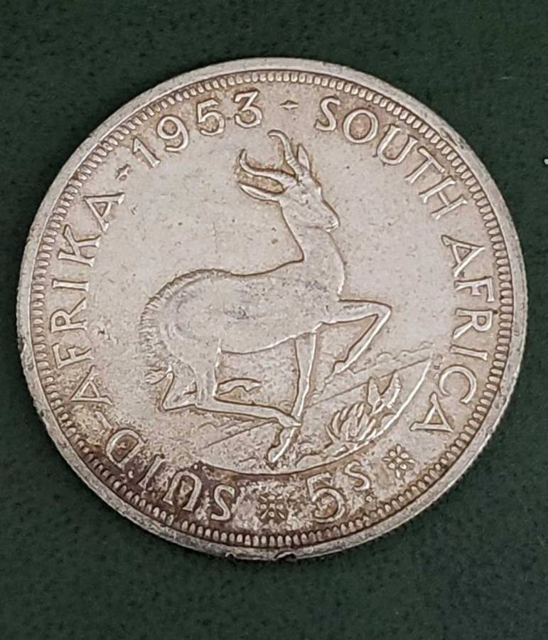 Union 5 Shillings 1953