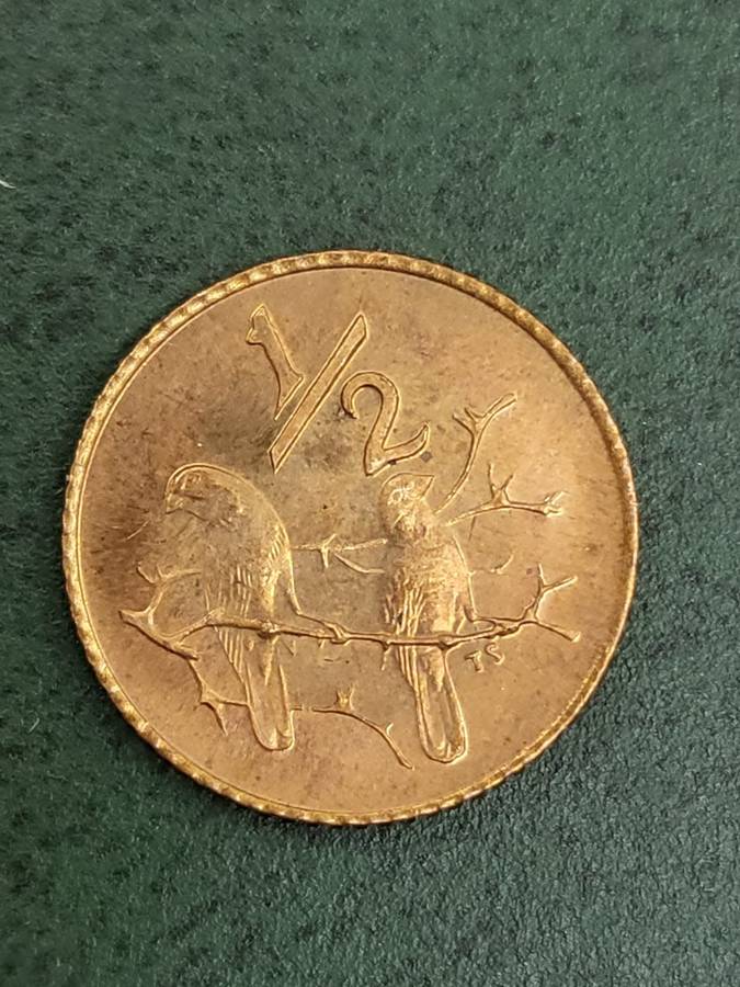 RSA 1978 Proof 1/2 Cent