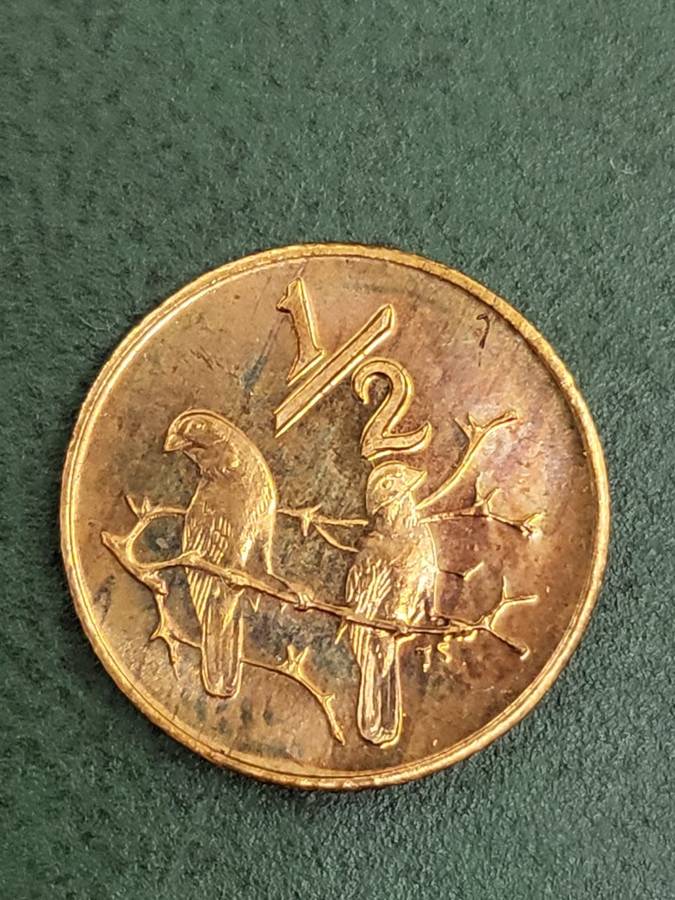 RSA 1983 Proof 1/2 Cent