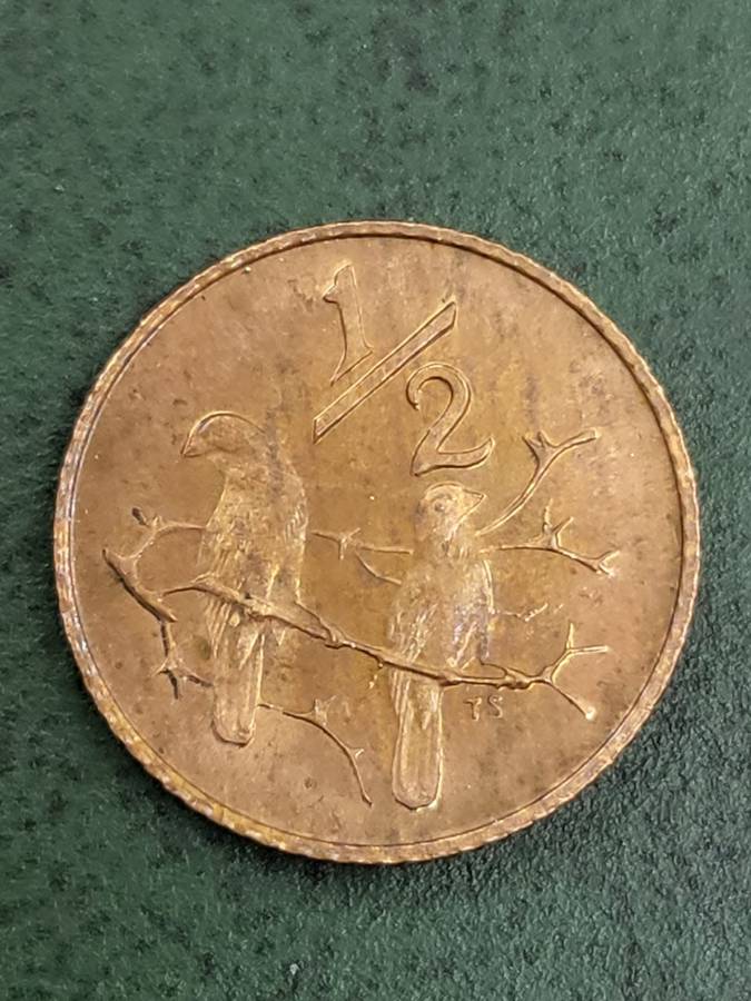 RSA 1977 Proof 1/2 Cent