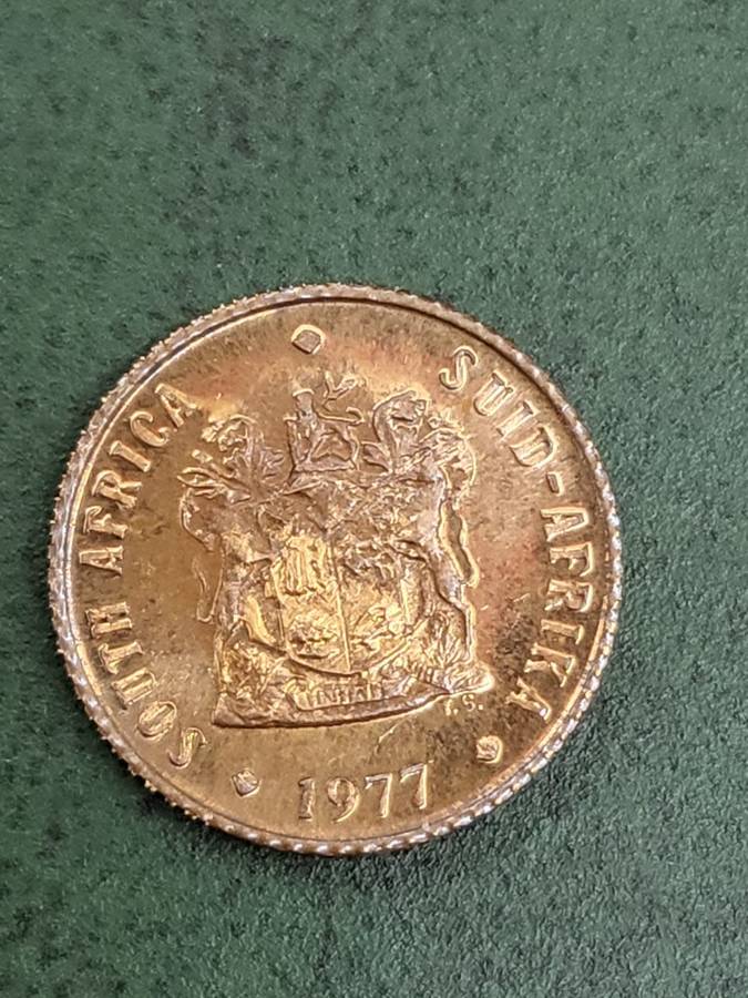 RSA 1977 Proof 1/2 Cent