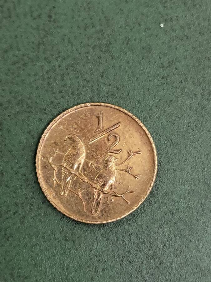 RSA 1970 Proof 1/2 Cent