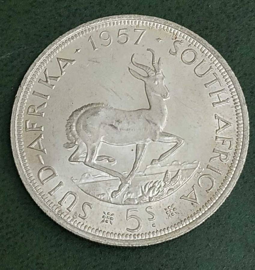 Union 5 Shillings 1957