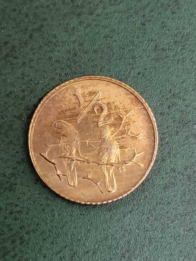RSA Proof 1/2 Cent 1976