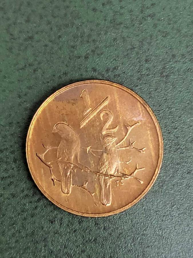 RSA Proof 1/2 Cent 1978