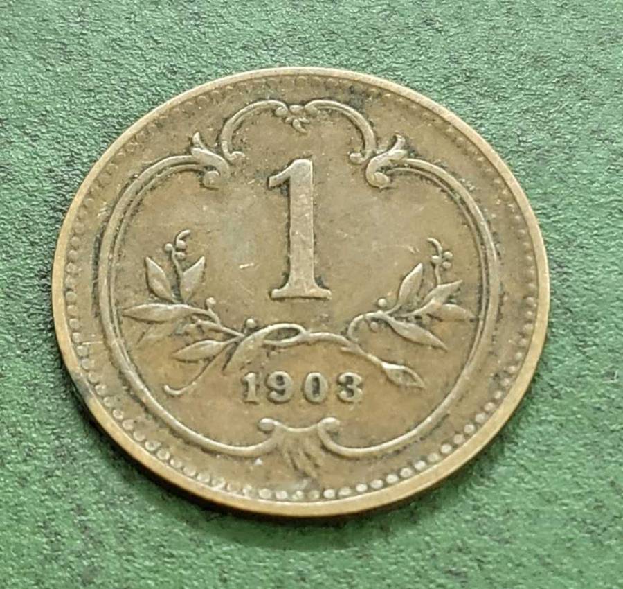 **R1 Auction** Austria 1 Heller 1903