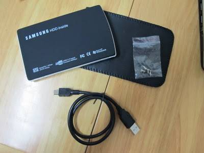 Samsung branded Enclosure case for 2.5" PATA hard drive USB 2.0