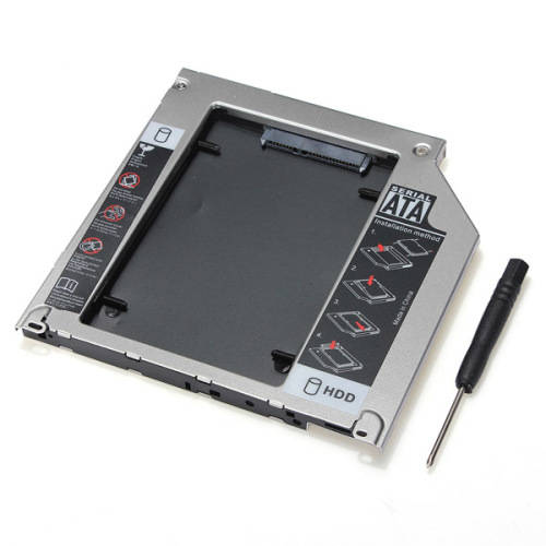 2ND SATA 2.5" HDD Hard Drive Caddy Bay for Apple MacBook Pro Unibody SuperDrive