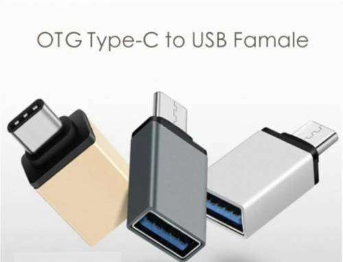 USB C Type C Adapter OTG;USB 3.0 (USB A Type-A) Male to USB C (Type-C)Female Connector Converter